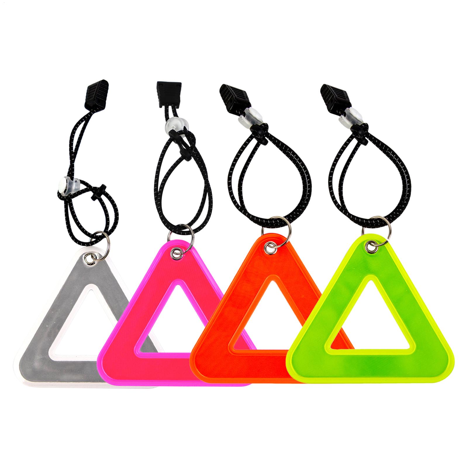 Running Gear Essential - Réflecteur de sécurité triangulaire pour vélo,
