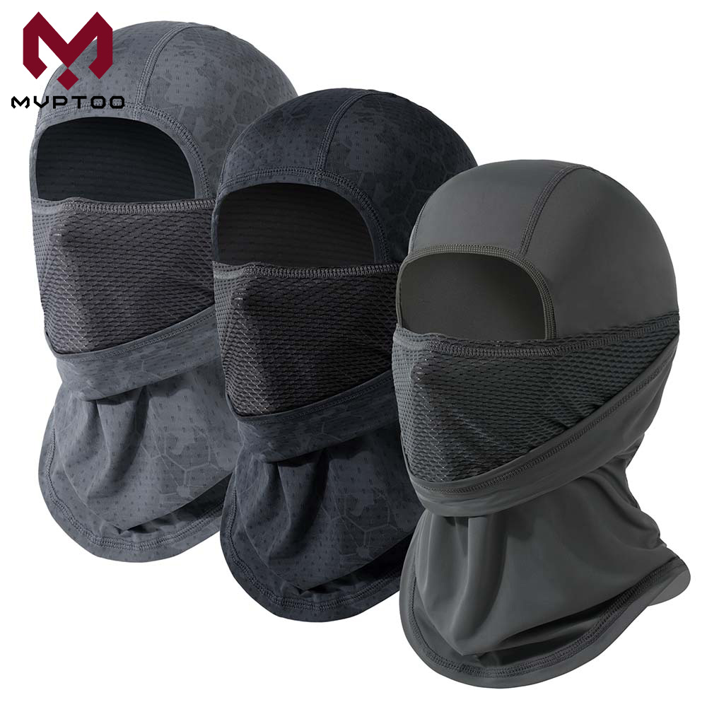 Head Gear Running - Cagoule respirante intégrale anti-UV, cache-cou pour