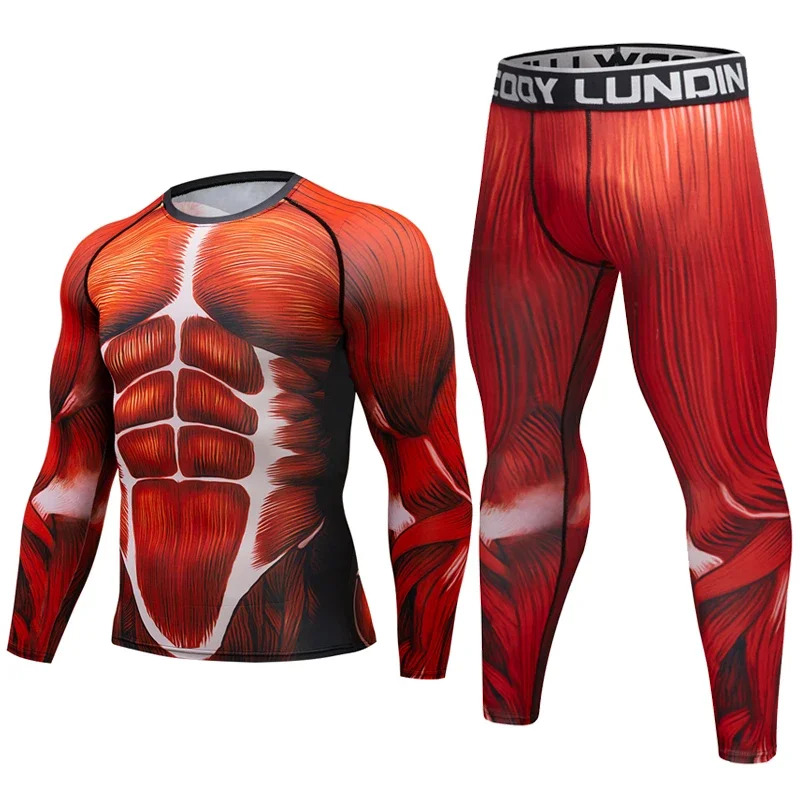 Head Gear Running - Ensemble de Compression pour hommes, collants