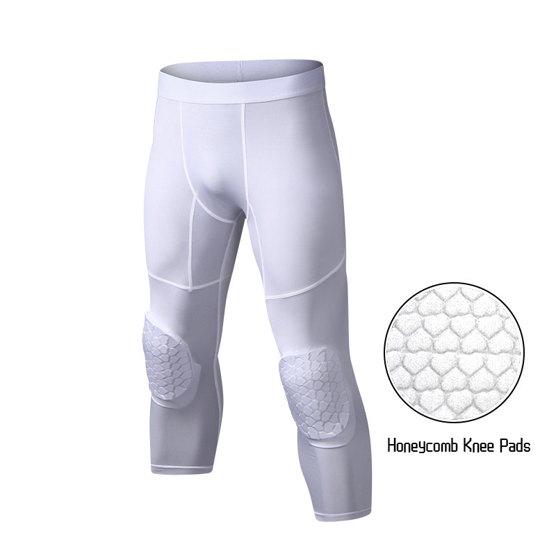 Running Gear Essential - Leggings de compression rembourrés avec genouillères