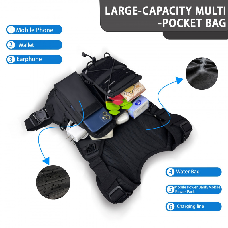 Nouveau Sac de Poitrine Tactiq - Running Gear Essential avis et prix